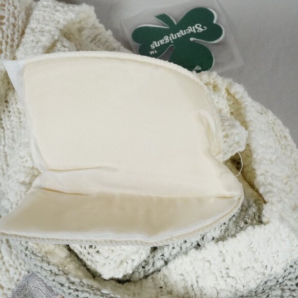 Shenanigans Woman's Large Square Chunky Knit Floral Short Sleeve Vintage NWT! - Picture 7 of 7